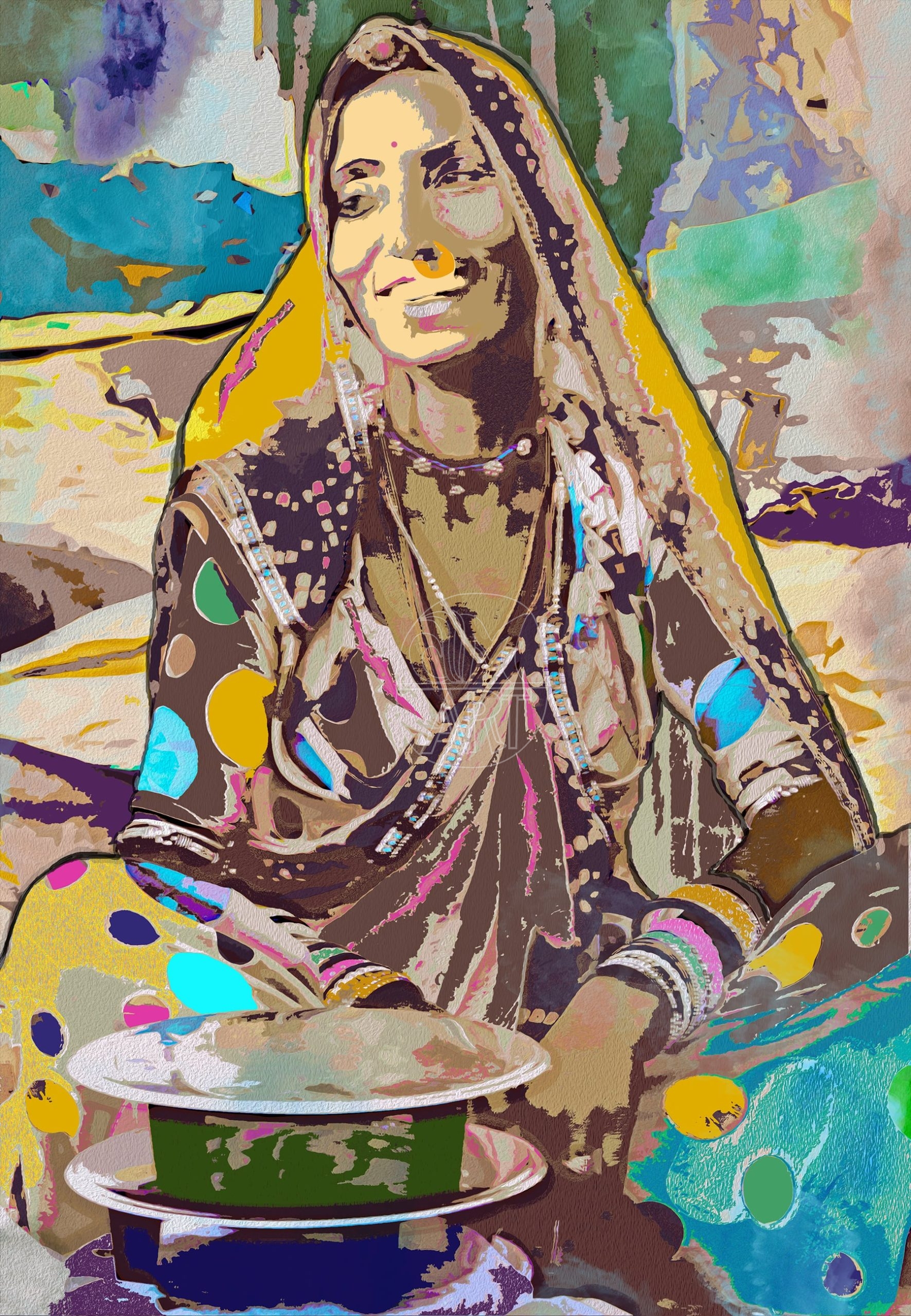 Phool Bano, Utensil Seller, Pushkar, Rajasthan