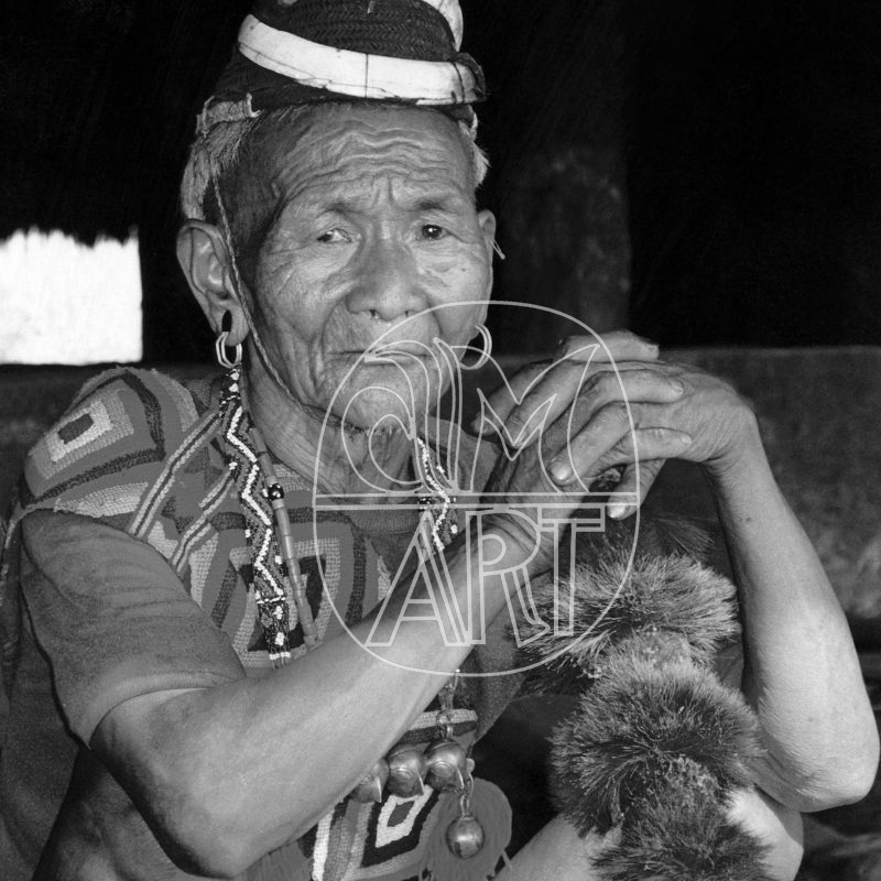 "Erstwhile Konyak headhunter Longmein Village Nagaland, 2001"