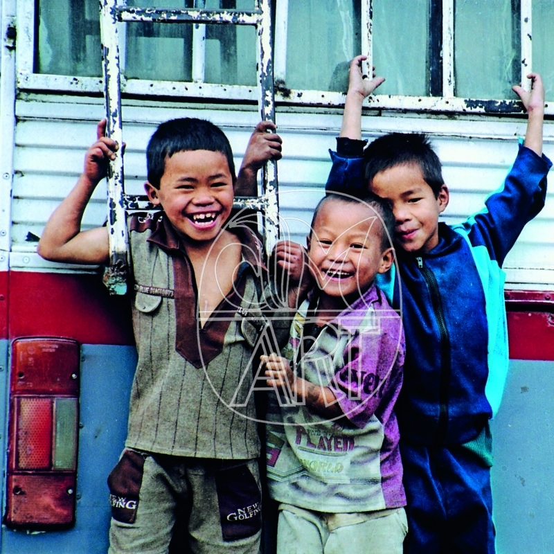 "Apa Tani boys Ziro Arunachal Pradesh, 2000"