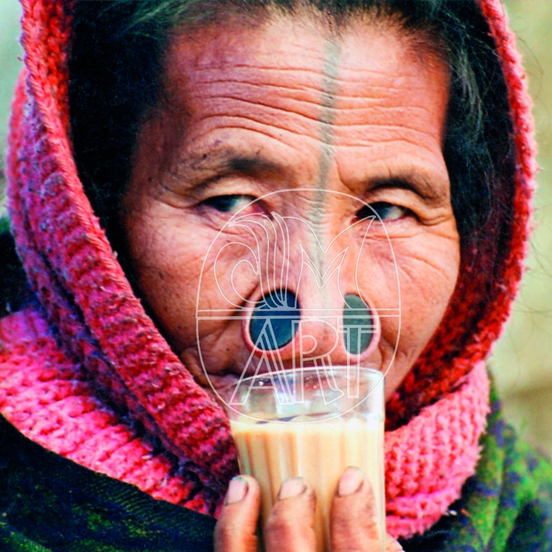 "Apa Tani woman Ziro Arunachal Pradesh, 2000"