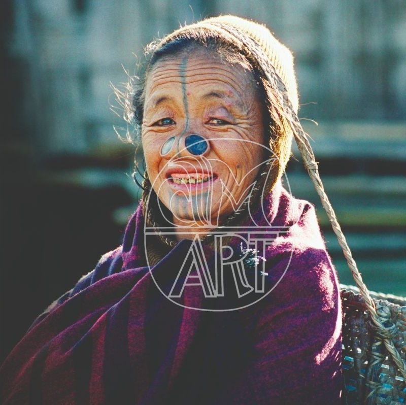 Apa Tani woman Hija Village Arunachal Pradesh, 2000
