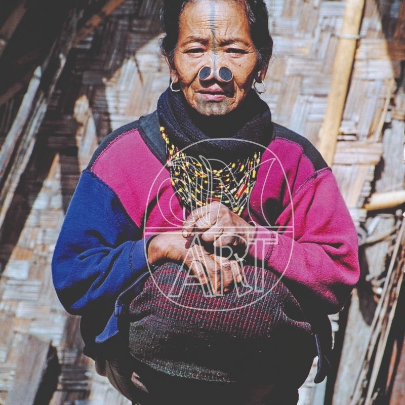 Apa Tani woman Reru Village Arunachal Pradesh, 2000