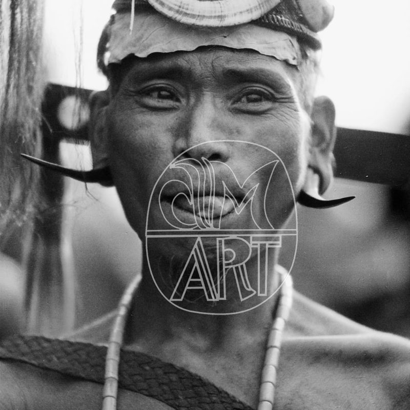 "Konyak man Longwa Village Nagaland, 2001"